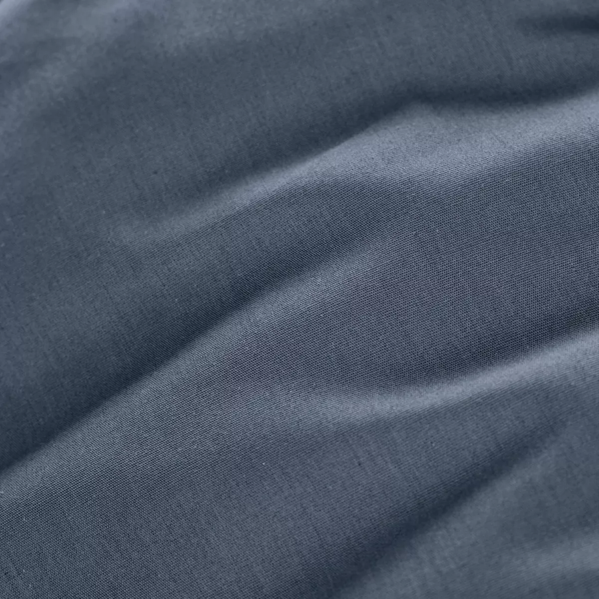 Drap plat percale de coton (180 x 290 cm) Cali Bleu marine