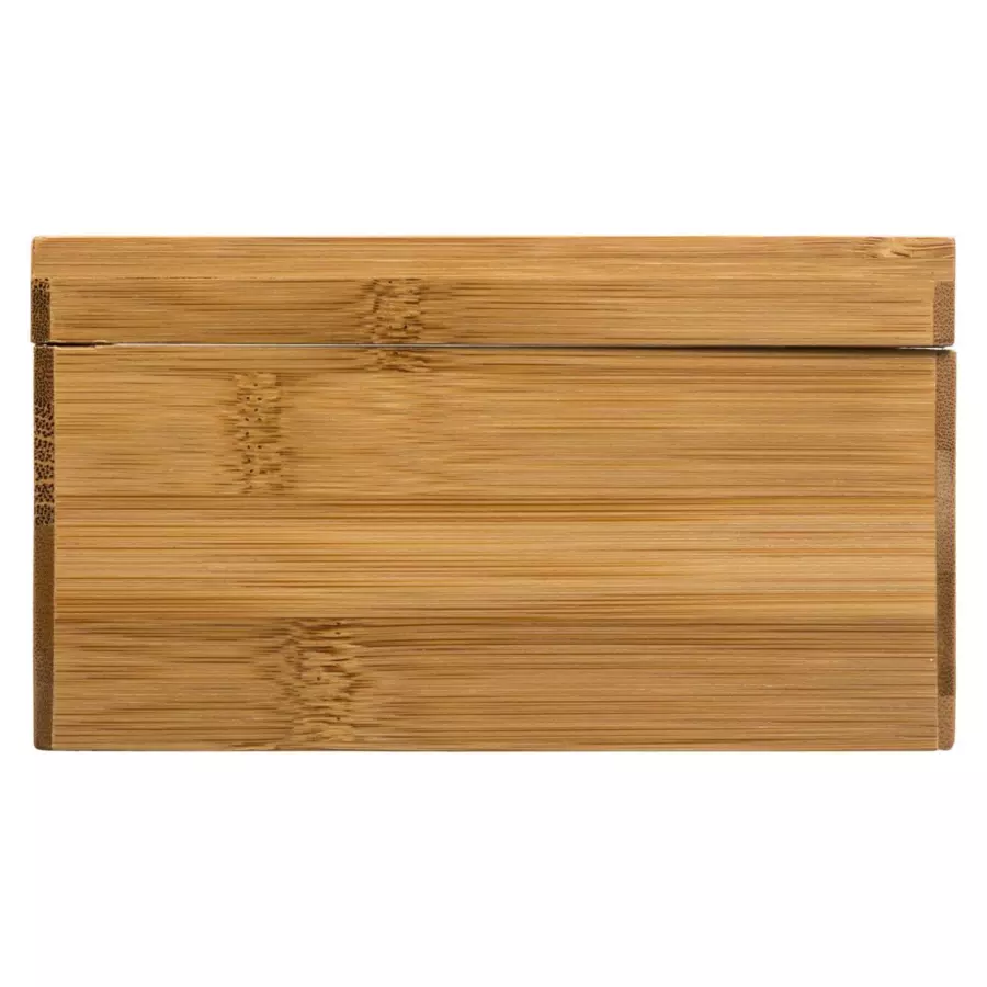 Caja de té de bambú Siao Natural marrón 5