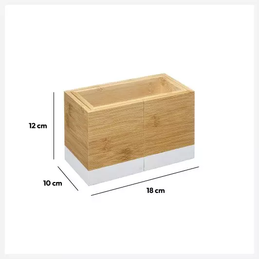 Pot range couverts extensible Modern Blanc 4