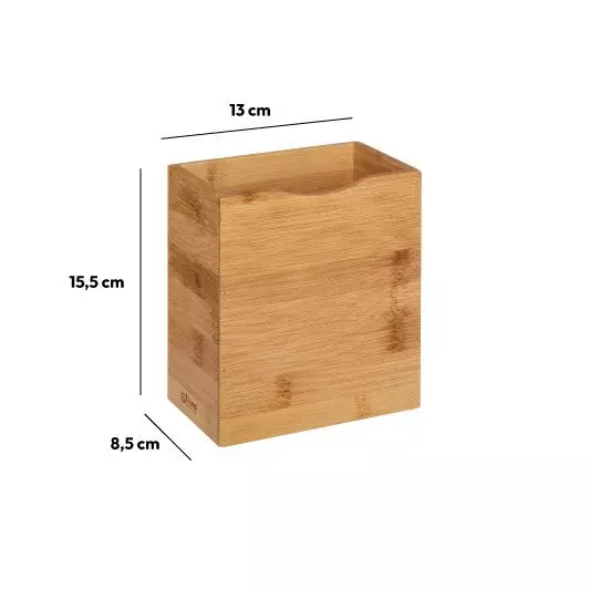 Recipiente magnético para utensilios Siao Natural marrón 5