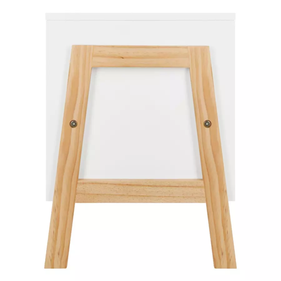 Mueble para ordenar con dos cajones Escritura Blanco 5