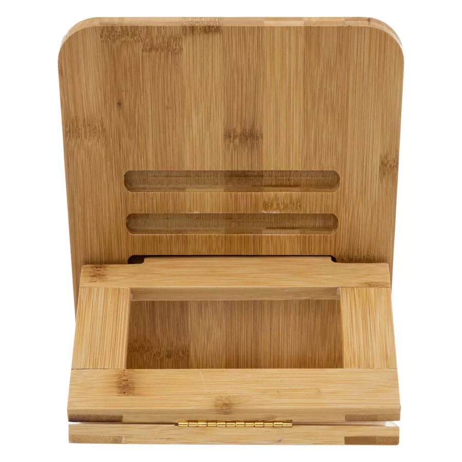 Halter für Tablet Holz Beige