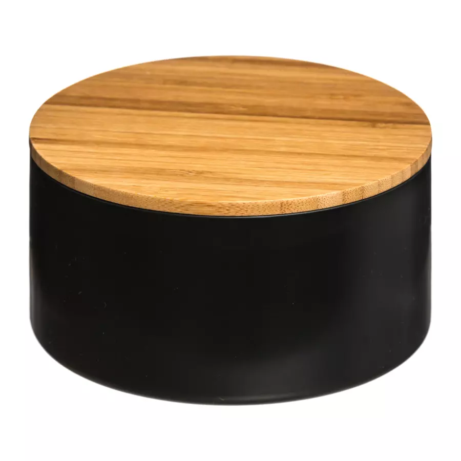 Caja redonda Natureo Negra 5