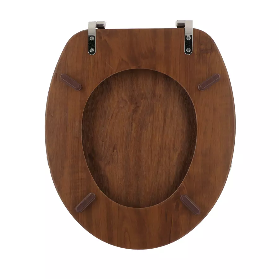 Abattant WC imitation Bois Marron 5