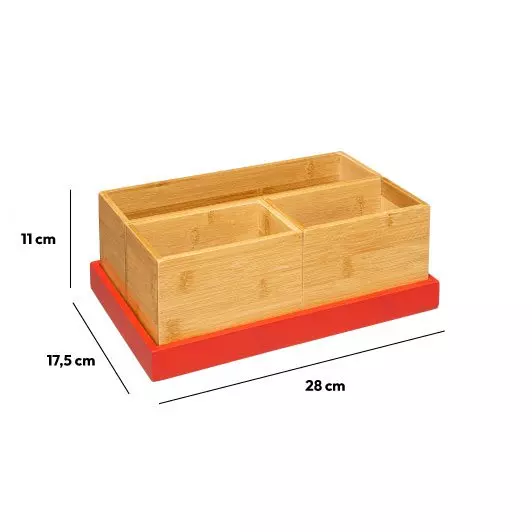 Juego de organizadores Rosa Moderno 5
