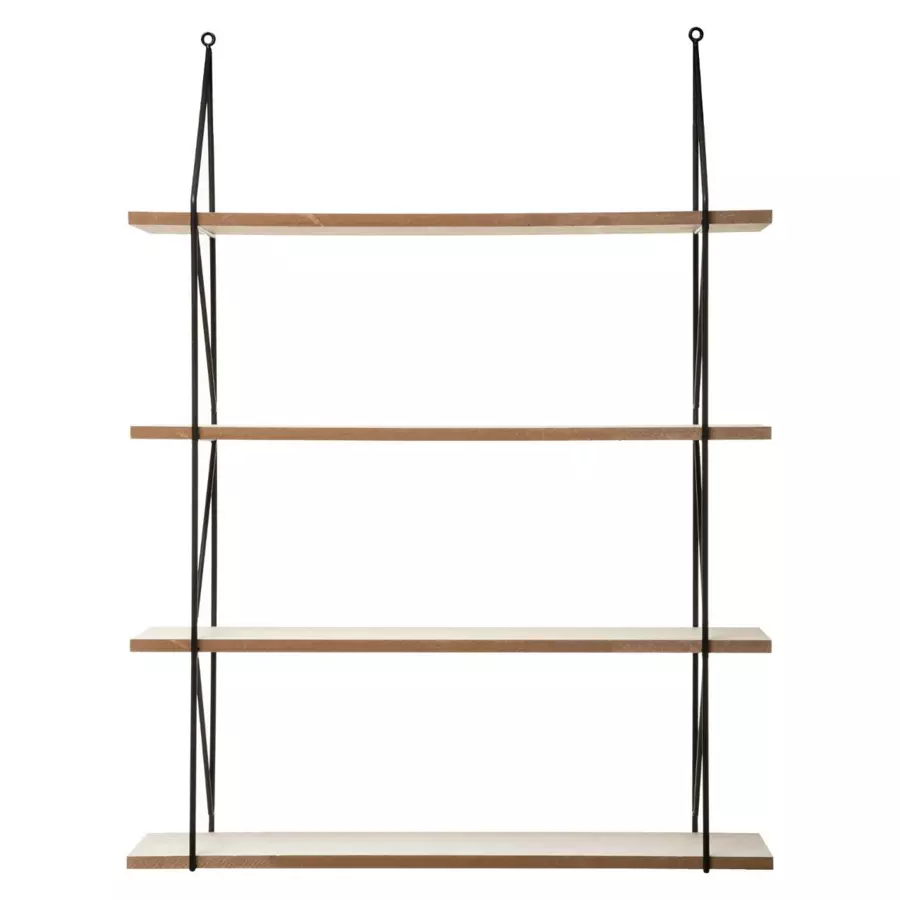 Etagère Murale 4 niveaux Iris Noire 5
