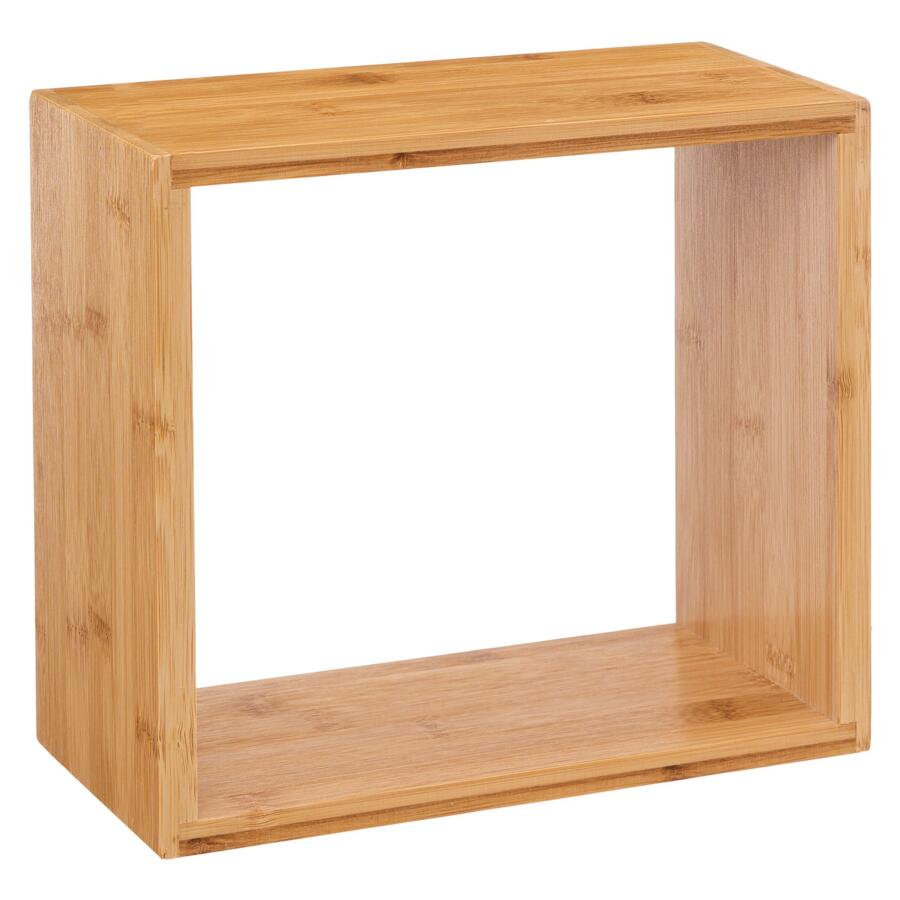 Set van 3 wandrekken Cubes Fixy Bamboe naturel 4