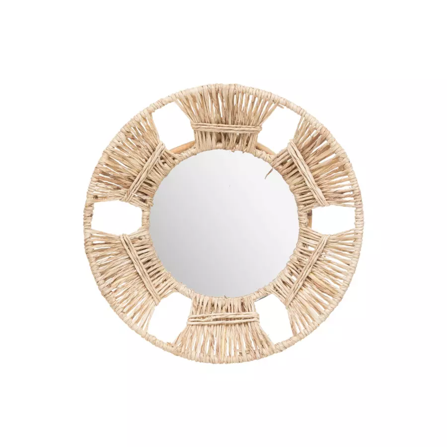 Lot de 3 miroirs Jute Laura Doré 4