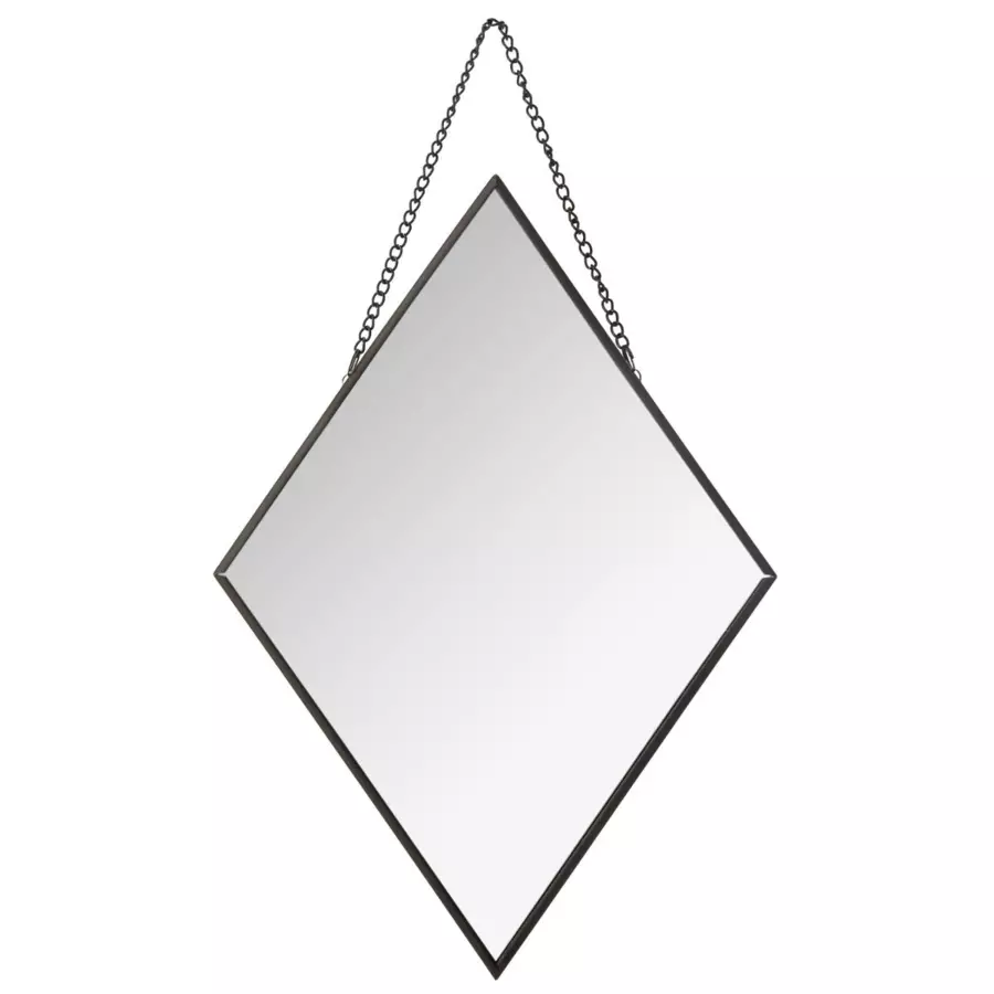 Lot de 3 miroirs Losange Noir 4