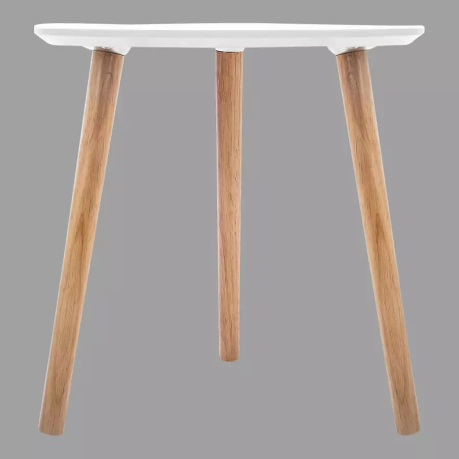 Bijzettafel Mileo Polygone Wit 4