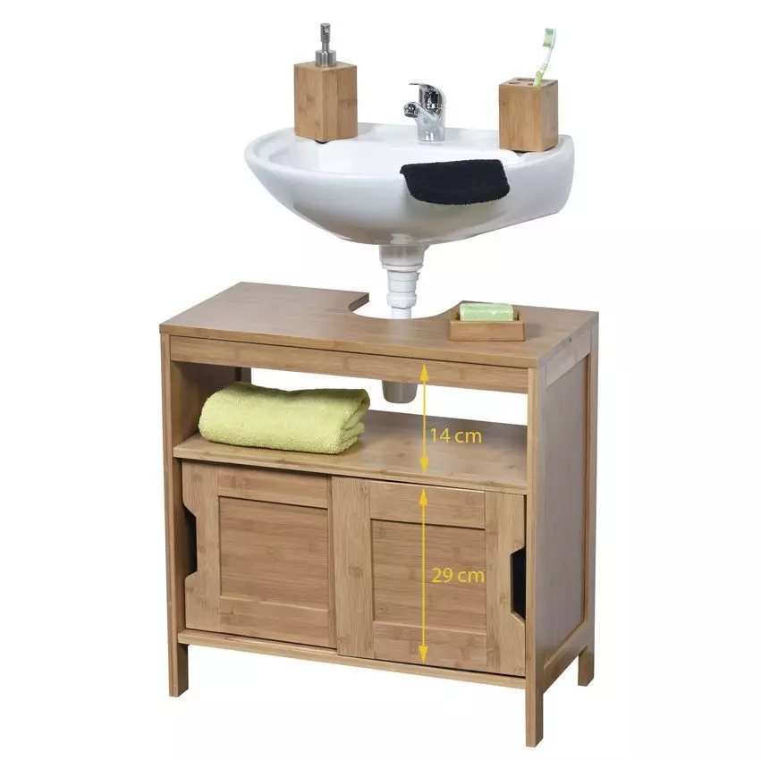 Meuble dessous lavabo Mahé 127