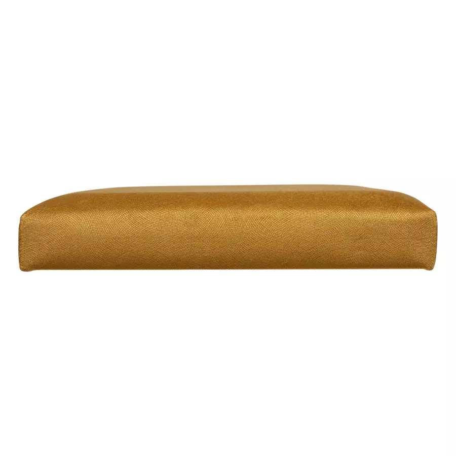 Pouf de rangement double Lilou Jaune moutarde 4