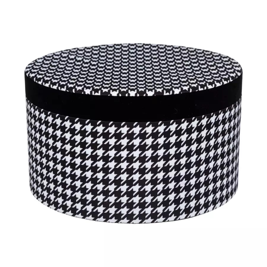 Juego de 4 cajas Subli en blanco y negro 5