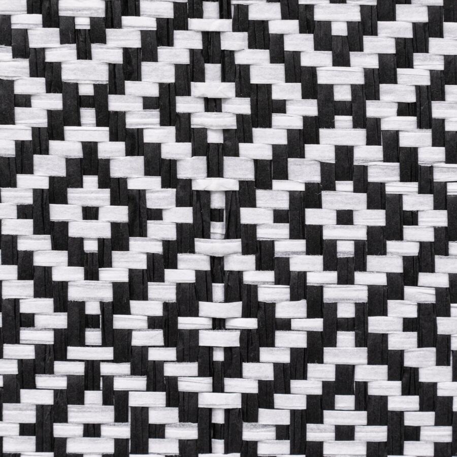 Contenitore portaoggetti (31 x 15 cm) a motivi Bianco e nero 5