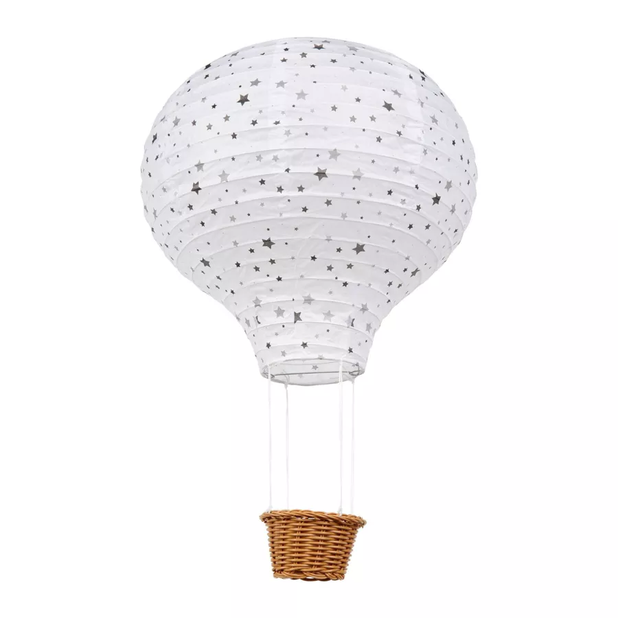 Luchtballon papier Stars Meerkleurig