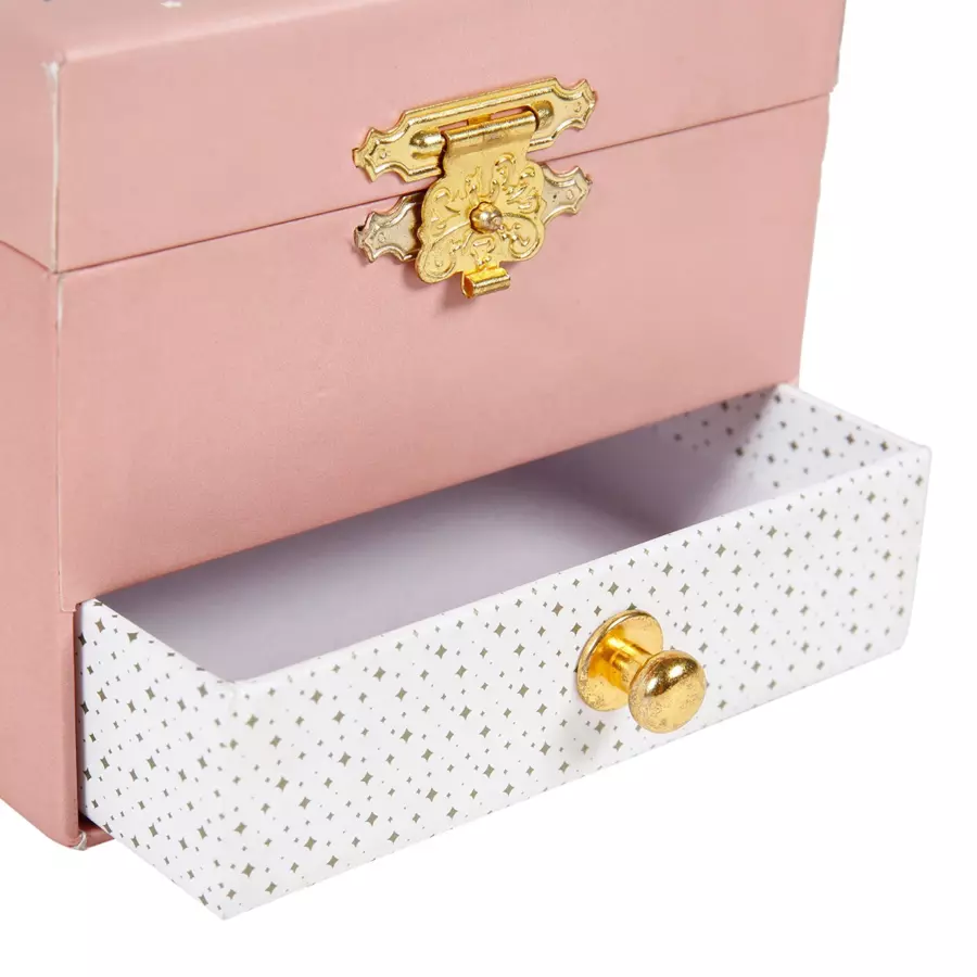 Caja para joyas Chat Rosa 4
