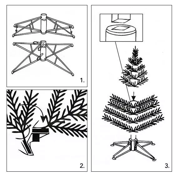 Kunstkerstboom Edmonton H210 cm dennengroen 5