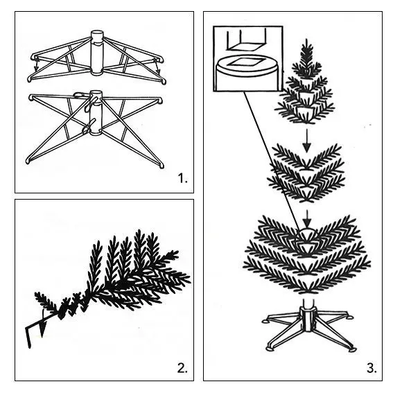 Künstlicher Weihnachtsbaum Edmonton H240 cm Tannengrün 5