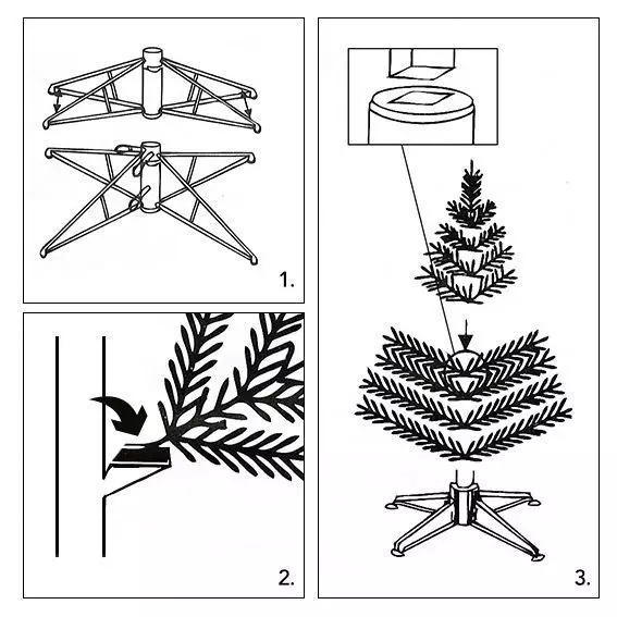 Sapin artificiel de Noël Royal H120 cm Vert sapin 4