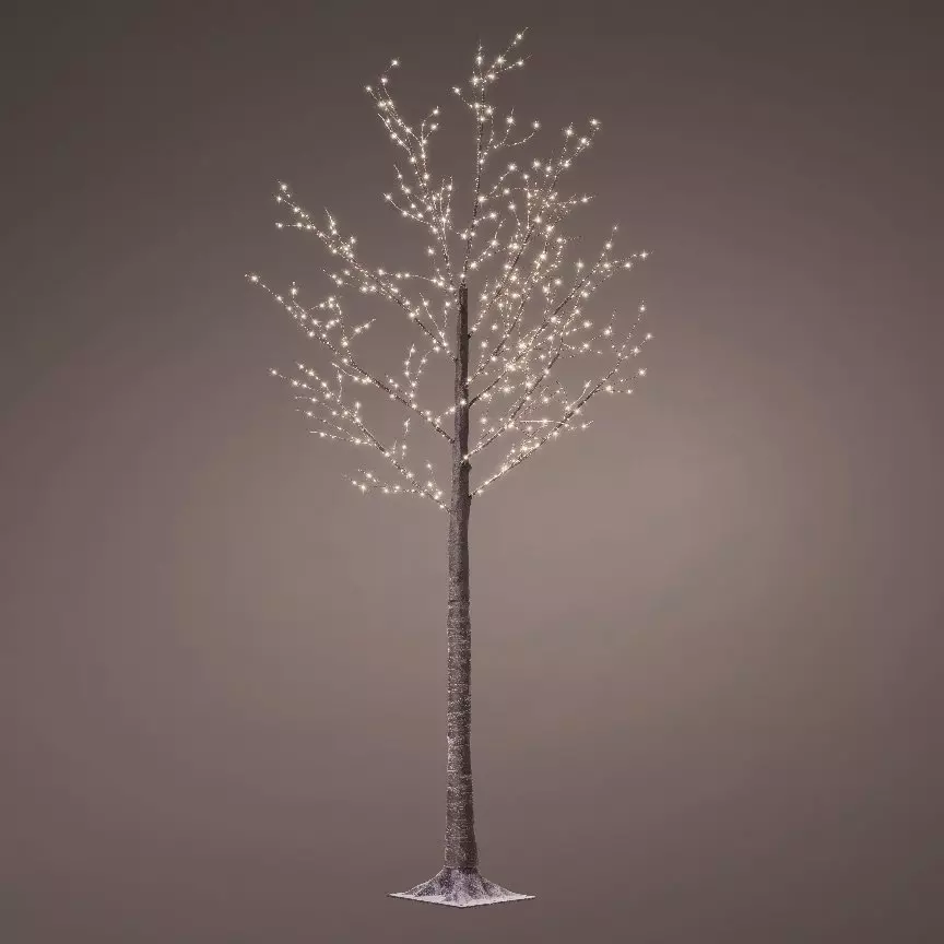 Verlichte berkenboom Leyna H220 cm warmwit 4