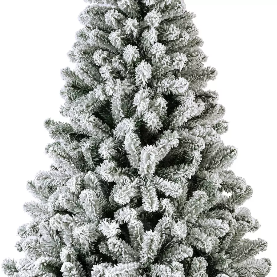 Künstlicher Weihnachtsbaum King H240 cm Grün verschneit 4