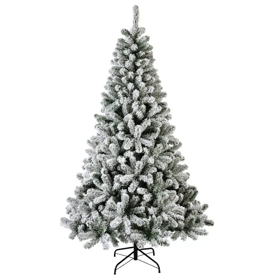 Sapin artificiel de Noël (H210 cm) King Vert enneigé