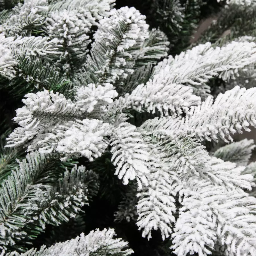 Sapin artificiel de Noël Glorious H210 cm Vert enneigé 4