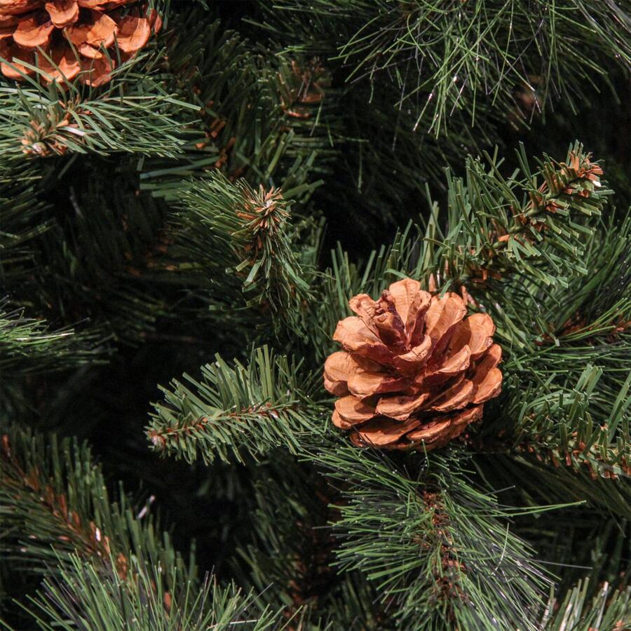 Albero di Natale artificiale Norfolk Alt. 150 cm Verde abete 4