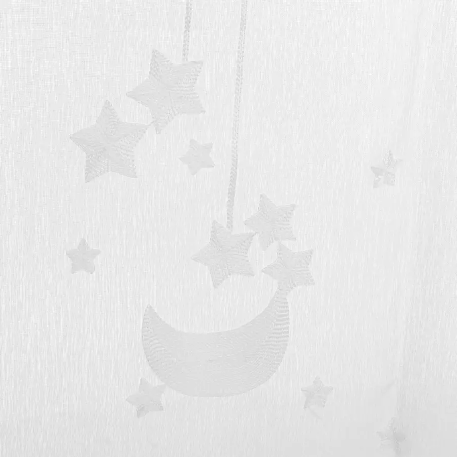 Vitrage (140 x 240 cm) Etoiles Wit