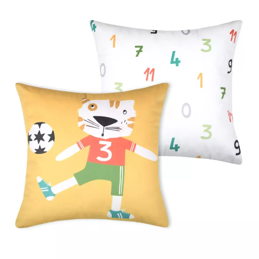 Cojín (40 cm) Maracana Amarillo mostaza 4