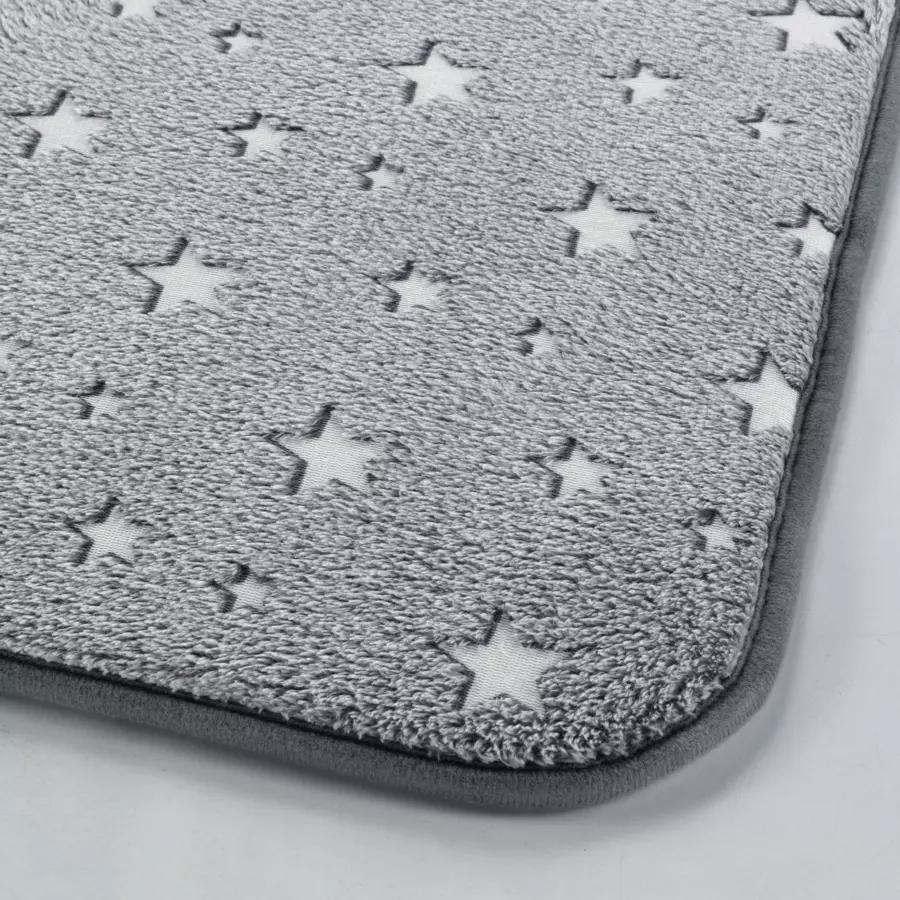 Alfombra fosforescente (80 cm) Fluo Night Gris 4