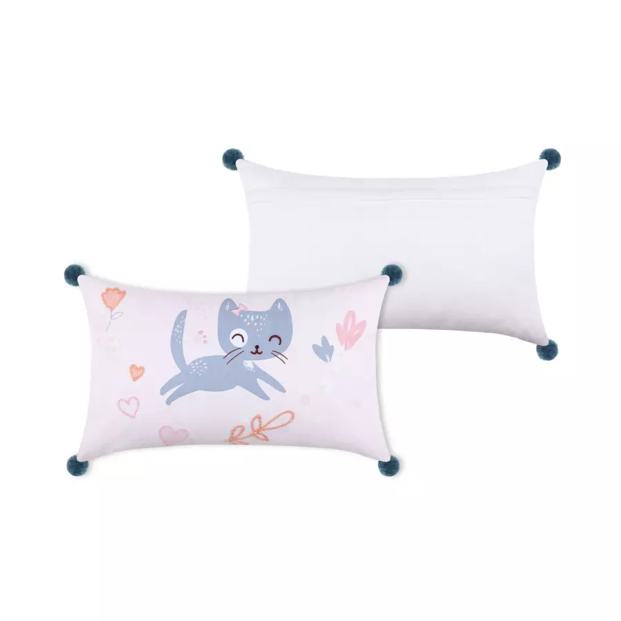 Cojín rectangular niño (50 cm) Zoeline Gris ratón  4
