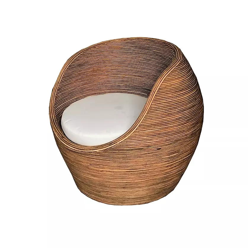 Conjunto de jardín de ratán Trinidad Natural - 5 plazas 5