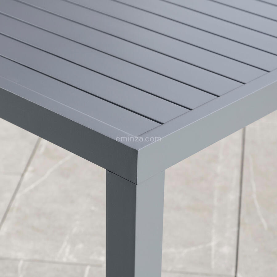 Mesa de jardín rectangular  Aluminio Murano (8 pers.) - Gris pizarra 4