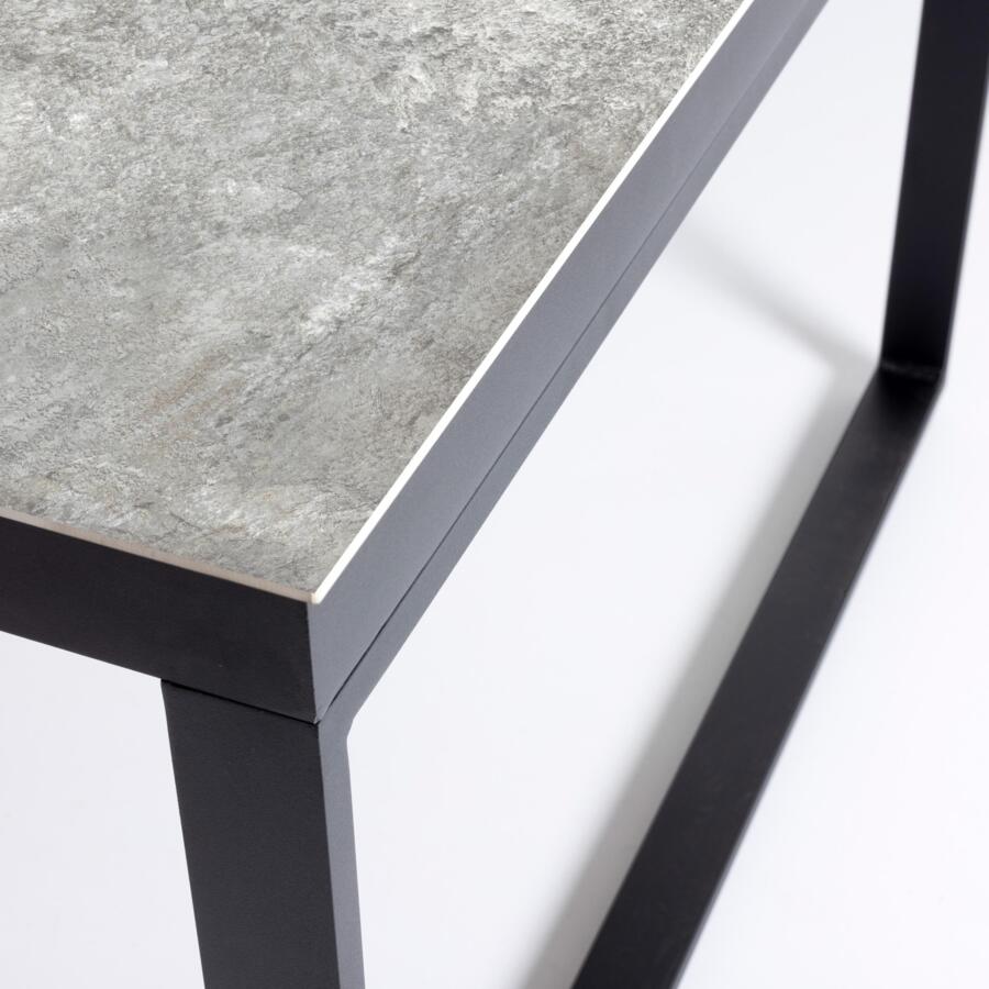 Table de jardin 10 places Aluminium/Céramique Kore (240 x 120 cm) - Gris anthracite 4
