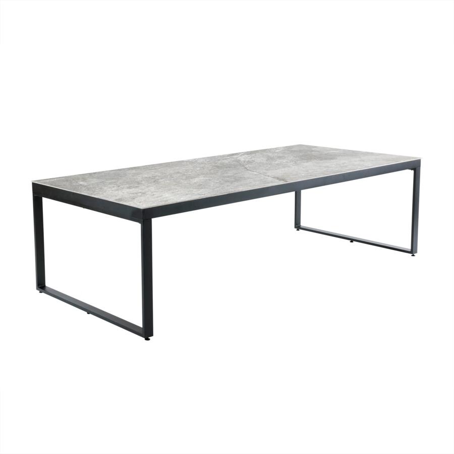 Table de jardin 10 places Aluminium/Céramique Kore (240 x 120 cm) - Gris anthracite 5