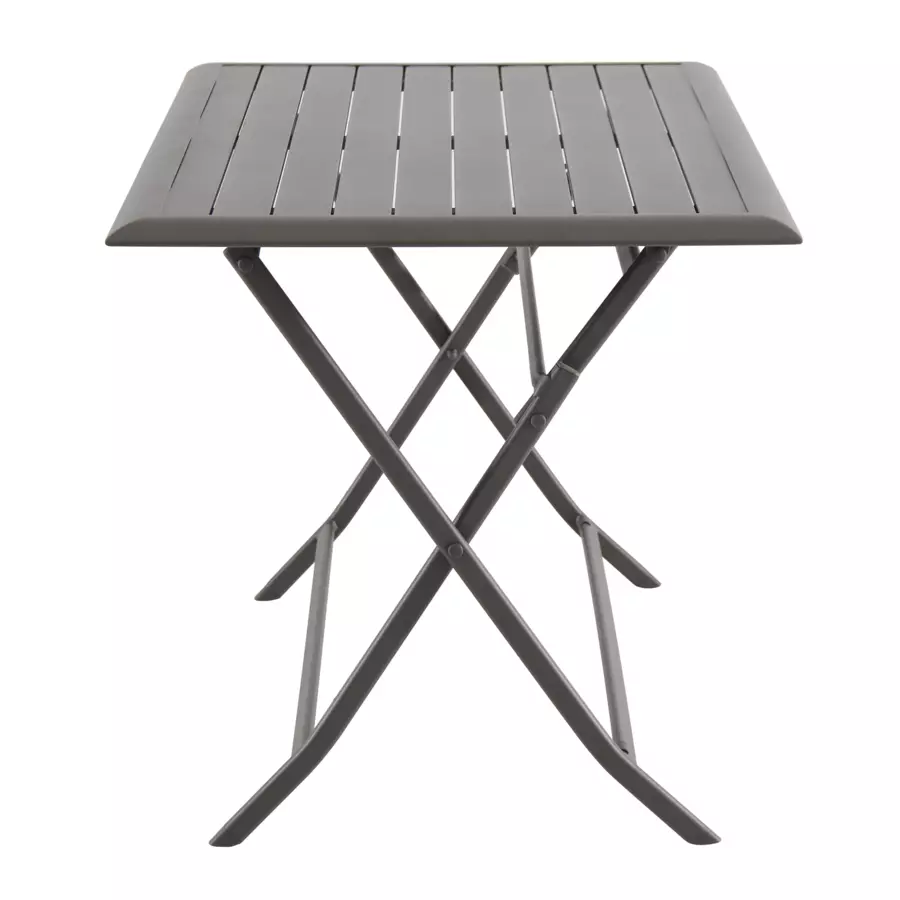 Tuintafel inklapbaar Aluminium Azua (110 x 71 cm) - Lichtbruin 5