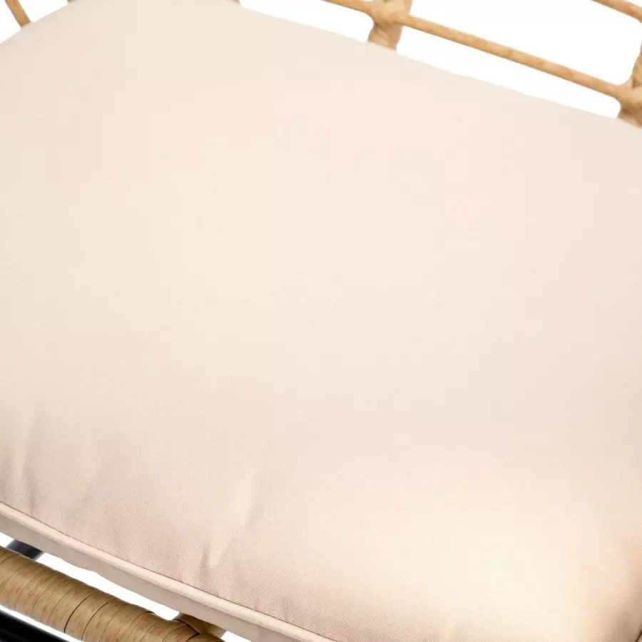 Conjunto de muebles de jardín Algarve Beige Natural - 2 plazas 4