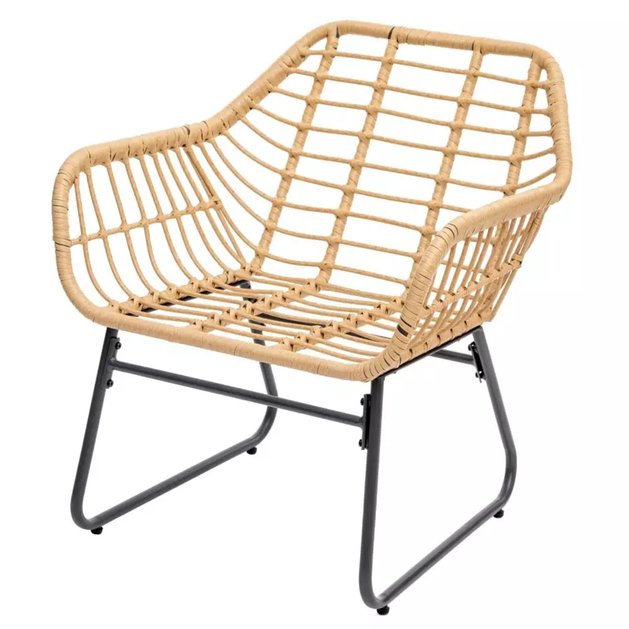 Conjunto de muebles de jardín Algarve Beige Natural - 2 plazas 5