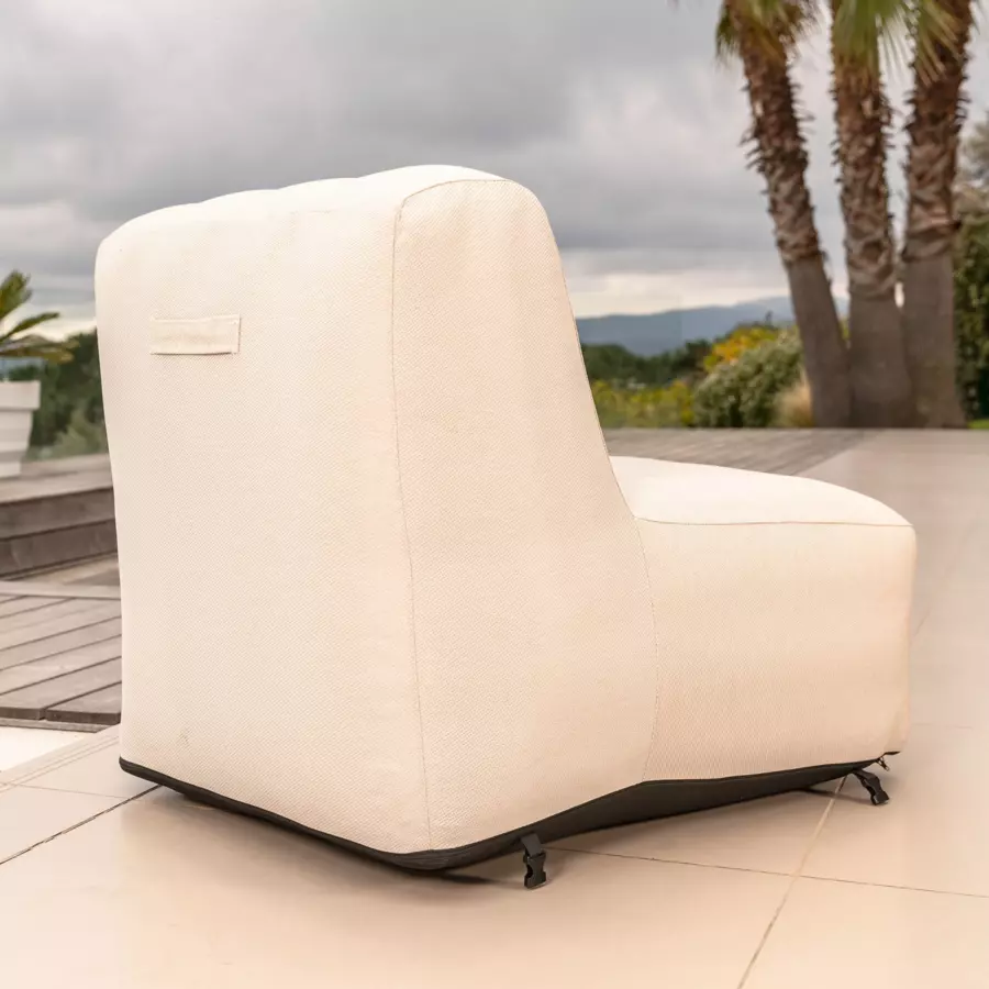 Opblaasbare tuinstoel Bubble - Taupe 5