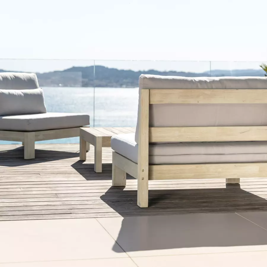 Sillón de jardín Borneo - Arena 4