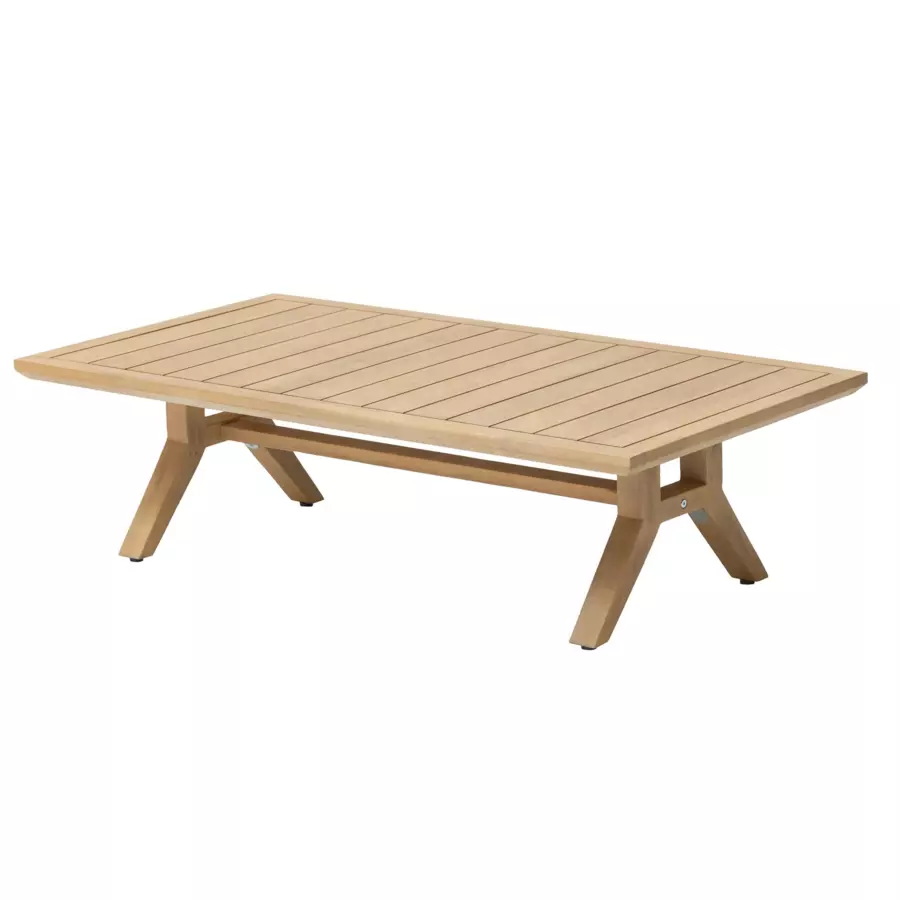 Mesa de centro rectangular de jardín Papouasie - Acacia 4
