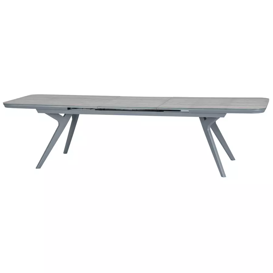 Mesa de jardín extensible Aluminio Pulpy (12 pers) - Gris 5