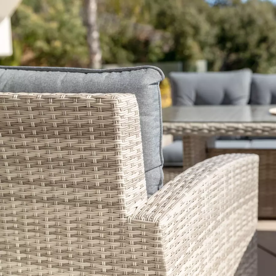 Fauteuil de jardin Tivoli - Gris clair/Gris foncé 4
