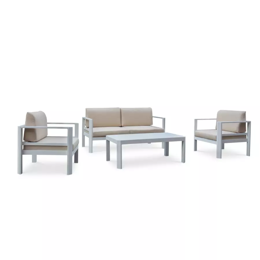 Conjunto de jardín Ostara Blanco - 4 plazas 5