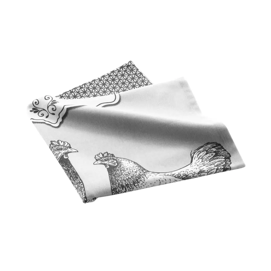 Torchon (70 cm) En cuisine Gris 4