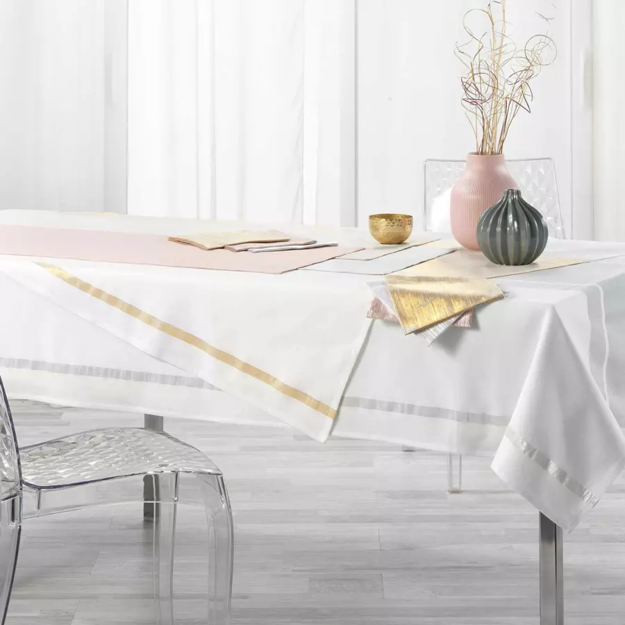 Chemin de table (140 cm) Elegancia Argent 4