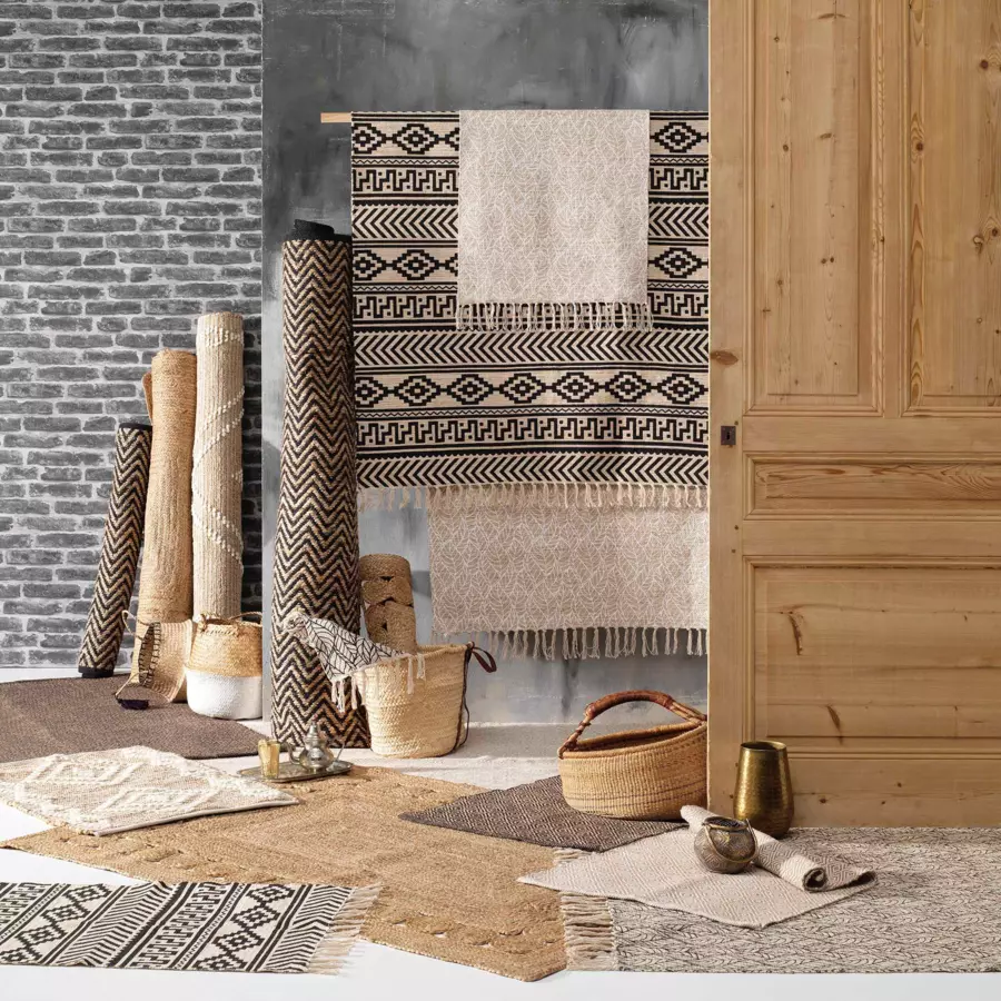 Tapis jute (170 cm) Floty Beige 4