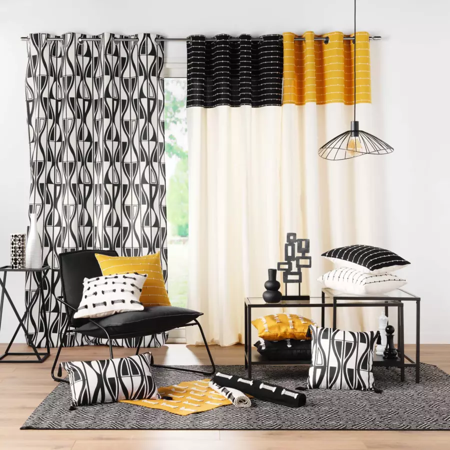 Vloerkleed katoen (80 cm) Juline Ecru