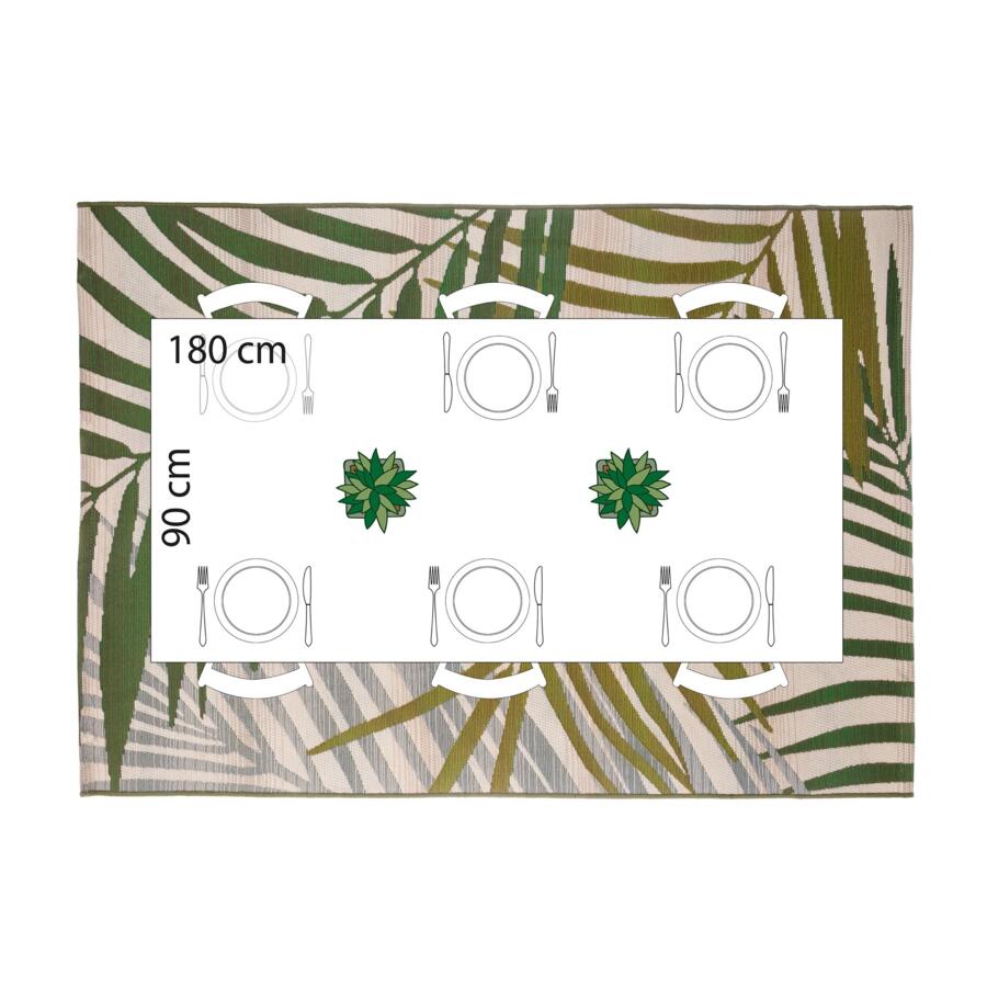 Vloerkleed (230 cm) Tropic Groen 5